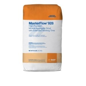 MasterFlow 928: grout de alta precisión, con agregado mineral y con amplio tiempo de aplicación