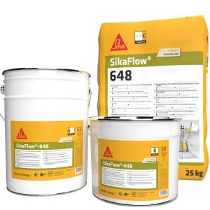 SikaFlow 648 Grout epóxico fluído, resiste alta temperatura